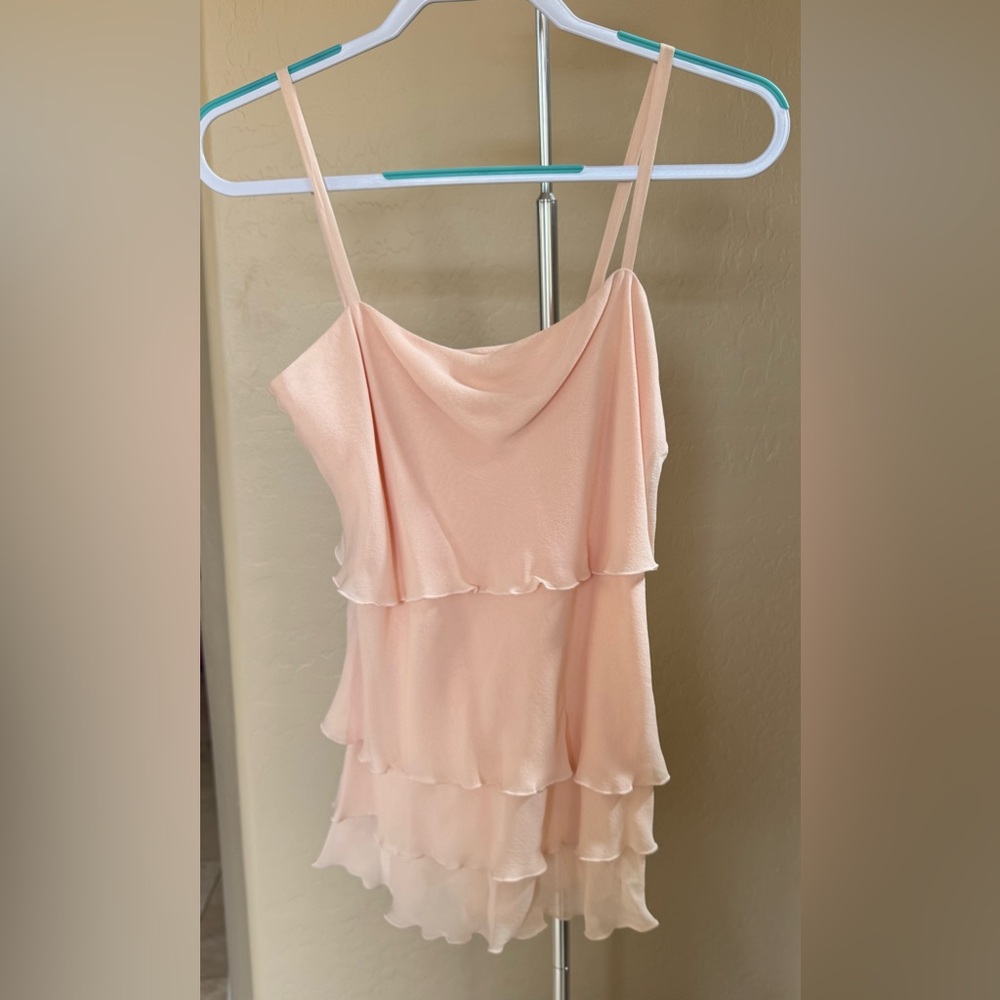 Dana Buchman Tiered Ruffle Top